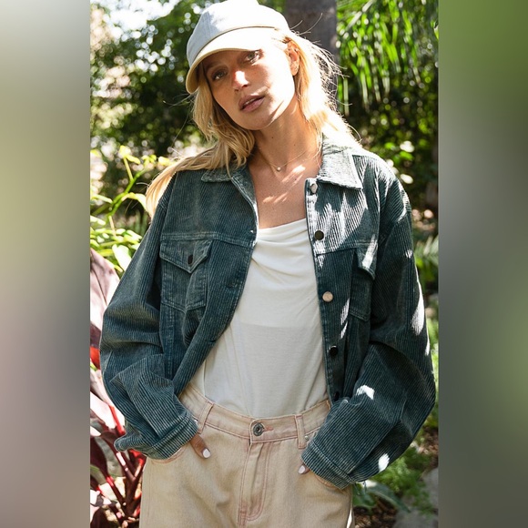 #089 POL corduroy trucker jacket - Picture 2 of 3